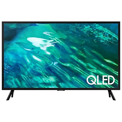 Samsung TV QLED QE32Q50AAUXZT, Smart TV 32" Serie Q50A, QLED, Alexa integrato, Nero, 2021, DVB-T2 [Efficienza energetica classe G]