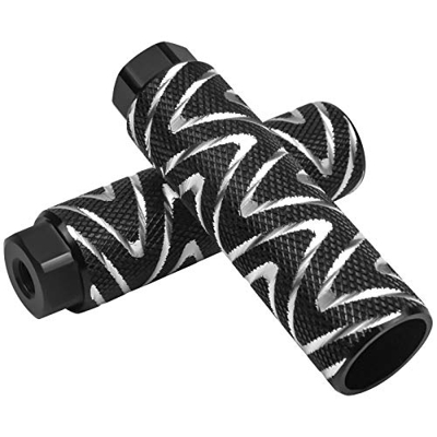 Chstarina 2Pcs Pedane BMX in Lega di Alluminio, Antiscivolo Pedane per Bici, Pedale per Bicicletta, Pedale BMX, Poggiapiedi da Bicicletta per BMX Bici