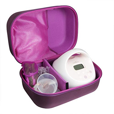 Hermitshell - Custodia da viaggio per Tiralatte elettrico Spectra Baby USA S1 Plus / S2 Plus Premier, colore: Viola