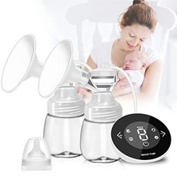 HyAdierTech Tiralatte Elettrico, Tiralatte Portatile Doppio Ricaricabile con 4 Modalità 9 Livelli, Ultra Silenziosa Tiralatte con Touchscreen Sensibil precio