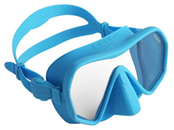 Seac Touch, Maschera da Sub Frameless a Volume Ridotto per Immersione Subacquea, Silicone Colorato Unisex Adulto, Azzurro, standard características