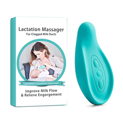 Kipiea Massaggiatore per l'allattamento,5 modalità di vibrazione,utilizzate per dragare i cateteri bloccanti,la mastite,migliorare il flusso del latte en oferta