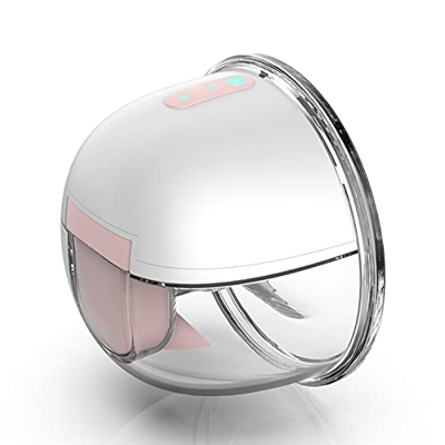 Putybudy Tiralatte Elettrico Indossabile a Mani libere Invisibile Silenzioso 3 Modalità 9 Livelli di Aspirazione 150 ML di Grande Capacità con Borsa T
