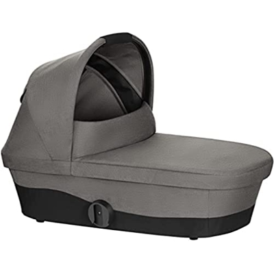 CYBEX Gold Melio Cot Navicella per passeggino, Dalla nascita fino a 6 mesi (max. 9 kg), Soho Grey