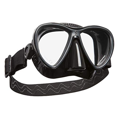 SCUBAPRO Synergy Twin - Maschera subacquea All-Black Edition (Black/Black)