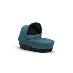 CYBEX Gold Melio Cot Navicella per passeggino, Dalla nascita fino a 6 mesi (max. 9 kg), River Blue en oferta
