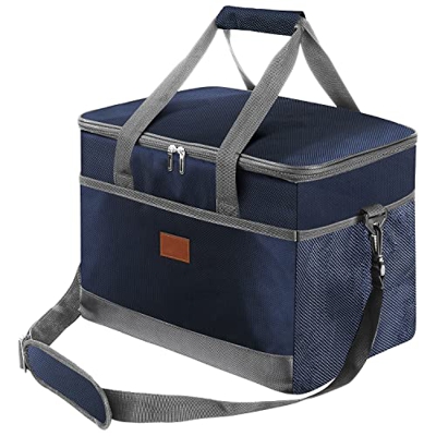 Yuirshion Borsa termica termica per il pranzo, Réutilisable 36L, con tracolla e chiusura a cerniera, a prova di perdite, borsa termica termica per pic