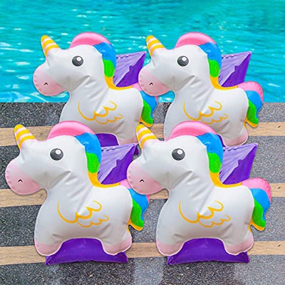 Gogokids Arm Bands Fasce da Nuoto Gonfiabili per Bambini - 1 Paio Braccioli per Piscina (età 3-6), Maniche Galleggianti Anelli da Nuoto Fino a 66 Libb