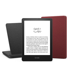 Kindle Paperwhite Essentials Bundle con Kindle Paperwhite Signature Edition (32 GB, senza pubblicità), Custodia Amazon in pelle e Base di ricarica wir precio