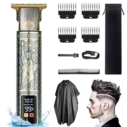 Yokiss Hair Trimmer Rasoio elettrico senza fili da uomo, regolacapelli professionale, regolabarba, ricarica USB, impermeabile, regolabarba, rifinitore precio