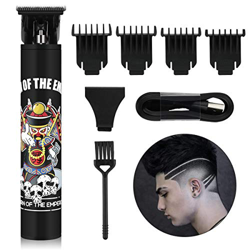 BESTBOMG Tagliacapelli T-Blade,Regolabarba Professionale Elettrico Macchinetta Per Capelli Uomo Tagliacapelli a testa calva con batteria ricaricabile1 características