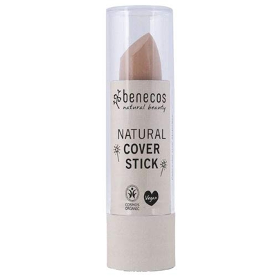 Benecos - natural beauty 95257 - cosmetici biologici di bellezza naturale - cover stick - alta copertura - senza talco - vegano - beige