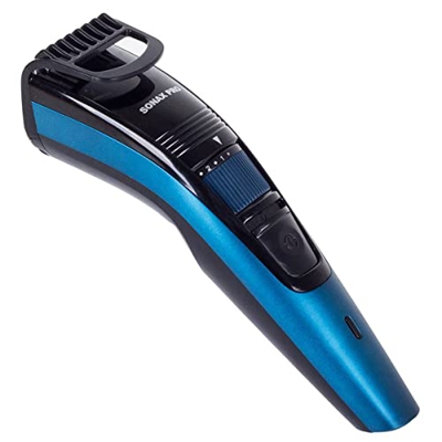 Tagliacapelli uomo 20 lunghezze cordless senza fili con ricarica tramite USB - macchinetta rasoio elettrico regolacapelli regolabarba da 0,5mm a 10mm 