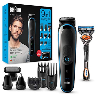 Braun MGK5280 - Kit da barbiere 9 in 1, lunghezze (0,5-21 mm)