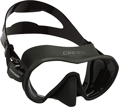 Cressi Z1 Frameless Diving/Snorkelling Mask - Black