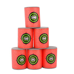 Topways® - 6 bersagli in schiuma morbida EVA per pistola giocattolo Nerf N-Strike Elite Series Blaster (piccolo, 6,2 cm) características