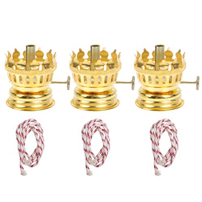 UKCOCO 3Pcs Lampada Ad Olio Sostituzione del Bruciatore Placcato Bruciatore Placcato Bruciatore Placcato Bruciatore Sostoppamento Sostoppamento per La