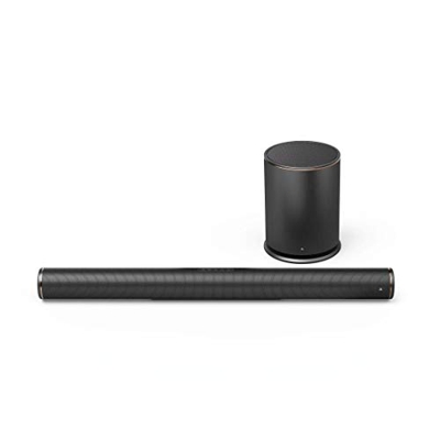 Hama | Smart TV soundbar e subwoofer con integrazione Amazon Alexa (suono Dolby 2.1, Bluetooth/USB/WLAN, sistema audio wireless SIRIUM4000ABT) Nero