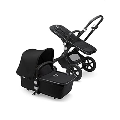Bugaboo Cameleon 3 plus, carrozzina e passeggino 2 in 1, Nero, Nero