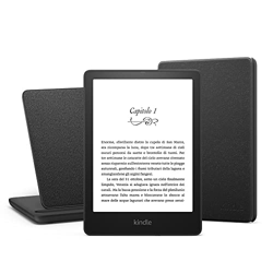 Kindle Paperwhite Essentials Bundle con Kindle Paperwhite Signature Edition (32 GB, senza pubblicità), Custodia Amazon in pelle e Base di ricarica wir en oferta