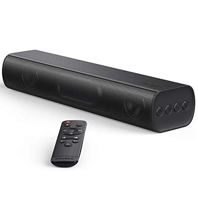 Sakobs SB925D Soundbar PC-Cassa per TV Compatta con suono surround stereo, Connettività Bluetooth 5.0/ottica/RCA/Aux telecomando, montaggio a parete