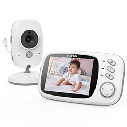Baby Monitor,BOIFUN Videocamera con Schermo da 3.2 '' 750mAh Supporto Batteria Ricaricabile VOX Visione Notturna Visione di Temperatura 8 Ninne Nanne  precio