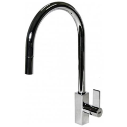 Miscelatore Monocomando con canna girevole e doccetta estraibile Rain Plus 21x41 cm Inox Inox características