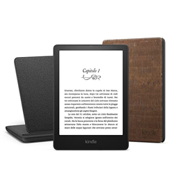 Kindle Paperwhite Essentials Bundle con Kindle Paperwhite Signature Edition (32 GB, senza pubblicità), Custodia Amazon in sughero resistente all’acqua precio