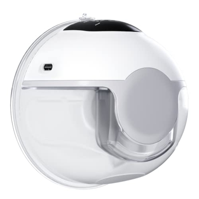 Momcozy Tiralatte elettrico indossabile – Tiralatte portatile All-in-One con 3 modalità e 9 livelli, tiralatte a basso rumore e mani libere con flangi
