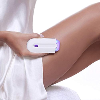 FDCJK Epilatore Multifunzione Elettrico Senza Fili Indolore per Depilatore Rasoio Donna Elettrico Prodotto Unisex Ideale per la Zona Bikini, con Luce 
