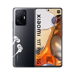 Xiaomi 11T Pro 5G - Smartphone 8+256GB, Display AMOLED 6.67'' a 120Hz, Snapdragon 888, Fotocamera professionale da 108MP, Batteria da 5000mAh, Meteori en oferta
