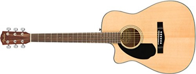 Fender: CC60SCE LH Concert Electro-Acoustic Guitar - Natural. For Chitarra Elettroacustica