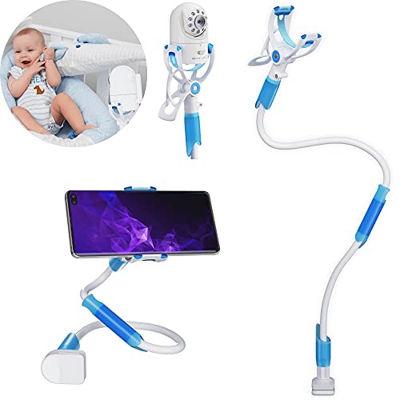 BEARTOP - Supporto per fotocamera per baby monitor ecc. extra lungo, 85 cm, per tutte le comuni fotocamere Phillips, Sony, Alecto, Motorola, ecc. Molt