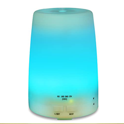 300ml Diffusore di Aromi a Ultrasuoni Vaporizzatore Diffusore di Oli Essenziali AutoSpegnimento Umidificatore Purificatore d'aria Timer LED precio