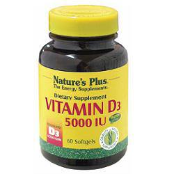 VITAMINA D3 5000 UI 60 CAPSULE características