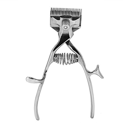 Tagliacapelli, taglierina Biuzi Classic Clipper Barber in acciaio inossidabile, tagliacapelli manuale