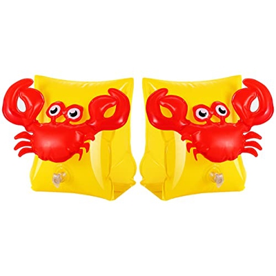 MoKo Salvagente per Bambini, 2 Braccioli Gallegianti ed Gonfiabili in PVC Ultra Resistente con Valvola Gonfiabile, Accessori Salvagente per Nuoto, Pus