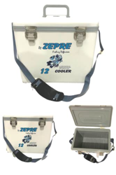 Zepre FRIGO Ghiacciaia Pesca 12 lt. per Bevande e Esche (Bianco) características