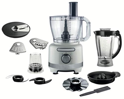 OHMEX OHM-RBT-3618 - Robot da cucina multifunzione, 1000 Watt, capacità 3 l, 2 velocità, piedi antiscivolo, frullatore, tritatutto características