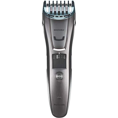 Panasonic ER-GB80-S503 Regolabarba e Tagliacapelli Impermeabile e Lavabile, Taglio 1-20 mm, Lame in acciaio inox, Argento