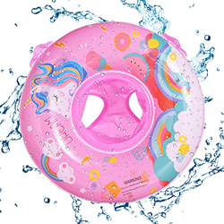 Ksopsdey Anello Nuoto per Bambini, Anello Nuoto Gonfiabile, Anello Nuoto con Sedile, Giochi Galleggianti Piscina per Bambini con Braccioli, Adatto a B características