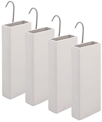 Umidificatore per termosifoni, set con ganci – in ceramica – beige opaco – evaporatore – Neutro