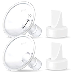 Maymom Valvola Della Pompa E Scudo Myfit Da 19 Mm Compatibili Con Tiralatte Lansinoh Signature Pro/Smartpump/Tiralatte Manuale precio