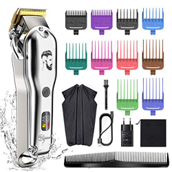 Hatteker Tagliacapelli Trimmer professionale per capelli Uomo Trimmer per barba Trimmer per barba Trimmer per barba Trimmer di precisione Trimmer per  en oferta