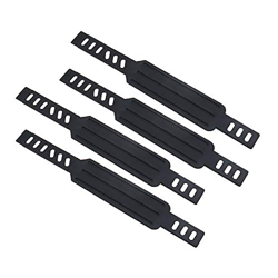 OTOTEC - Cinghia per pedale per bicicletta, 12 x 1-4/12,7 cm, regolabile, per esercizi aerobici in casa, colore nero (1 x x x 2 paio), Nero , 1 Paio en oferta