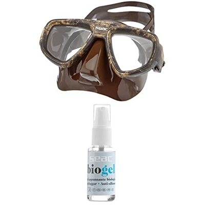 SEAC Extreme Maschera per Pesca Sub in apnea + Biogel Anti appannante