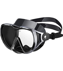 RABIGALA Occhiali da immersione, maschera da snorkeling, per adulti, anti-appannamento e anti-perdite, per immersioni e snorkeling, in silicone di qua características