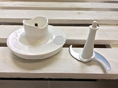 ASSIEME COPERCHIO INGRANAGGI + LAMA COLTELLO SMINUZZATORE PER CIOTOLA TRITATUTTO ORIGINALE KENWOOD PER FRULLATORE A IMMERSIONE SERIE TRIBLADE