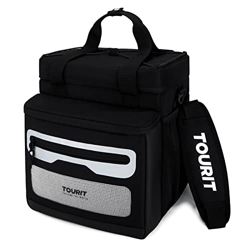 TOURIT Borsa termica 40-Can isolata Soft Cooler grande borsa termica pieghevole 33L Borsa termica portatile per picnic, spiaggia, viaggio en oferta