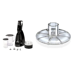 bamix mx100239 Edition frullatore a Immersione Acciaio Inossidabile Nero 12 x 6 x 35 cm & 440.050 Disco per polverizzare, plastica características